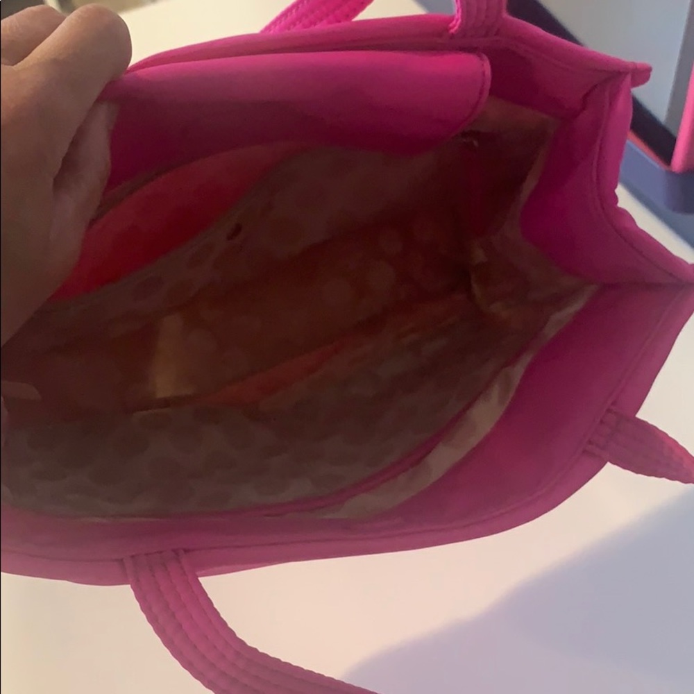 NWOT Kate Spade Pink Nylon Handbag - Picture 4 of 6